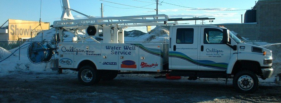 Culligan of Grande Prairie's pump truck